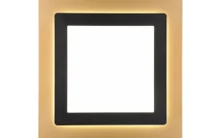 Morgan Plafond LED 45x45cm matt svart/guld