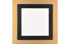 Morgan Plafond LED 45x45cm matt svart/guld