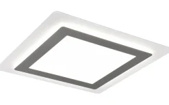Morgan Plafond LED 45x45cm vit/borstad stål