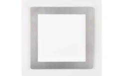 Morgan Plafond LED 45x45cm vit/borstad stål