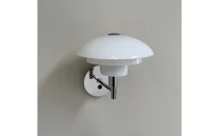 Morph Vägglampa Opal/Krom