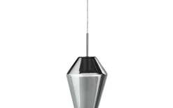 Murmillo Fönsterlampa 17cm Krom/Smoke
