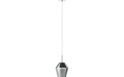 Murmillo Fönsterlampa 17cm Krom/Smoke