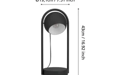 Murnia Bordslampa 43cm Svart
