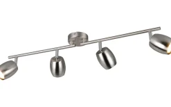 Nancy Spotlight 4-delad GU10 borstad stål