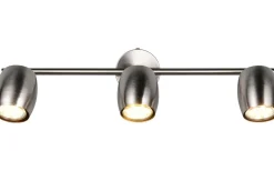 Nancy Spotlight 3-delad GU10 borstad stål