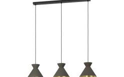 Nastasia Taklampa 100cm Cappuccino/Mässing