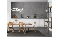 Nebulosa Taklampa 65cm LED 48W 3000K Vit