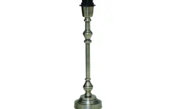 Nelly Lampfot 36cm Antik Silver