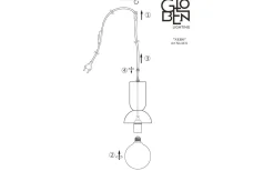 Nero Fönsterlampa 13cm Svart