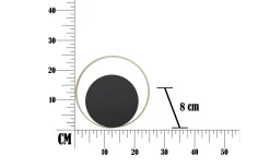 Nero Vägglampa 25cm Svart