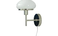 New August Vägglampa Silver