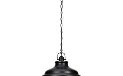 New Haven Taklampa 37cm Antik Svart/Guld