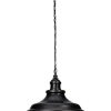 New Haven Taklampa XL 45cm E27 Antik svart