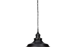 New Haven Taklampa XL 45cm E27 Antik svart