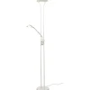 Nice Golvlampa 180cm LED 15W+5W 3000K Vit
