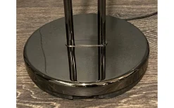 Nice Golvlampa 1,8m LED 3000K 20W+5W Svartkrom