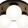 Nicosia Plafond 25cm 3L Badrum Svart/Vit IP44