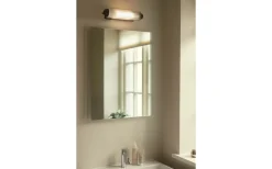 Nimal Double Vägglampa Badrum 35cm Svart IP44