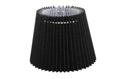 Nody Lampskärm Ø16cm Veckad Svart