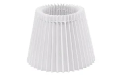 Nody Lampskärm Ø16cm Veckad Vit