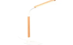Norris Skrivbordslampa LED matt vit/trä