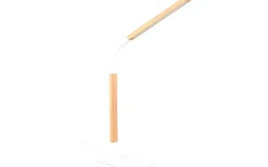 Norris Skrivbordslampa LED matt vit/trä