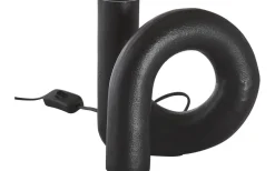 Notice Swirl Bordslampa 18cm Råsvart