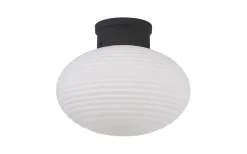Nova Plafond 30cm Svart/Opal