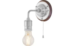 Nylander - Förnicklad / Brytare / Brunt fäste