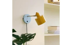 Ocean Vägglampa Curry/Mässing/Turkos