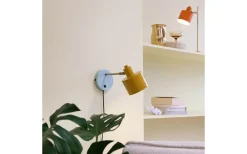 Ocean Vägglampa Curry/Mässing/Turkos