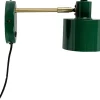Ocean Vägglampa Mörkgrön/Mässing