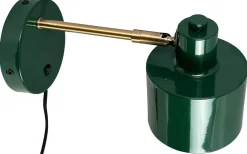Ocean Vägglampa Mörkgrön/Mässing
