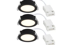 Olea Spotlight LED 2700K 4,4W Svart IP65 3-Pack