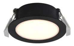 Olea Spotlight LED 2700K 4,4W Svart IP65 3-Pack
