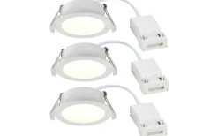 Olea Spotlight LED 2700K 4,4W Vit IP65 3-Pack