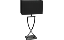 Omega Bordslampa 69cm Svartkrom