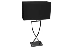 Omega Bordslampa 69cm Svartkrom