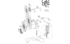 Omega Vägglampa 70cm LED 4,2W Borstad Mässing