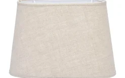 Omera Oval Lampskärm 27cm Lin Natur