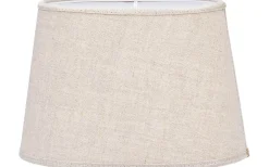Omera Oval Lampskärm 23cm Lin Natur