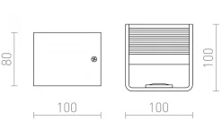 Onyx Vägglampa Svart LED 5W 3000K