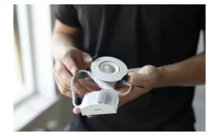 Optic S Quick ISO Spotlight 3000K 4,5W Vit IP44