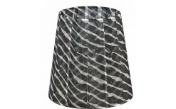 Organza Lampskärm Ø14,5cm Svart/Vit