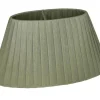 Organza Lampskärm Oval 22cm Grå