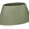Organza Lampskärm Oval 28cm Grå