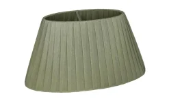 Organza Lampskärm Oval 28cm Grå