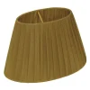 Organza Lampskärm Oval 22cm Champagne
