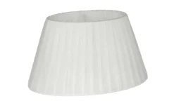 Organza Lampskärm Oval 28cm Vit